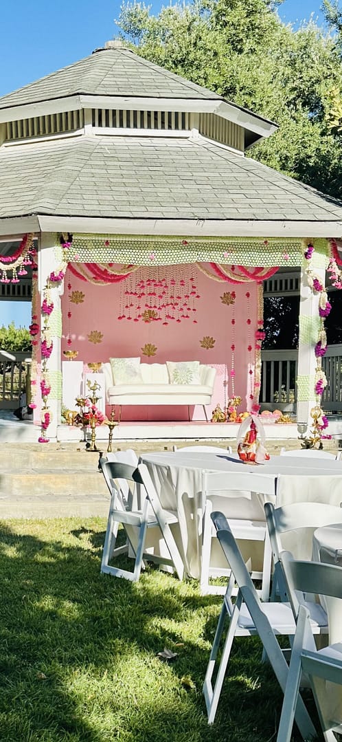Customized large event and gazebo, by Mellow Events.