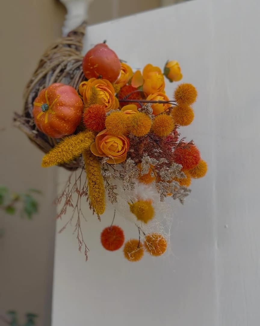 Fall Flower decor by Mellow Events